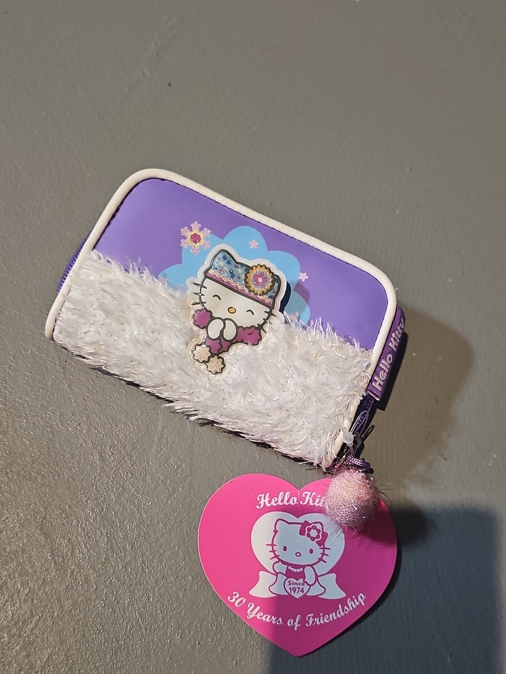 Hello Kitty 2004 Rare Shoulder Bag & Wallet "Years Of Friendship" NWT - Picture 10 of 16
